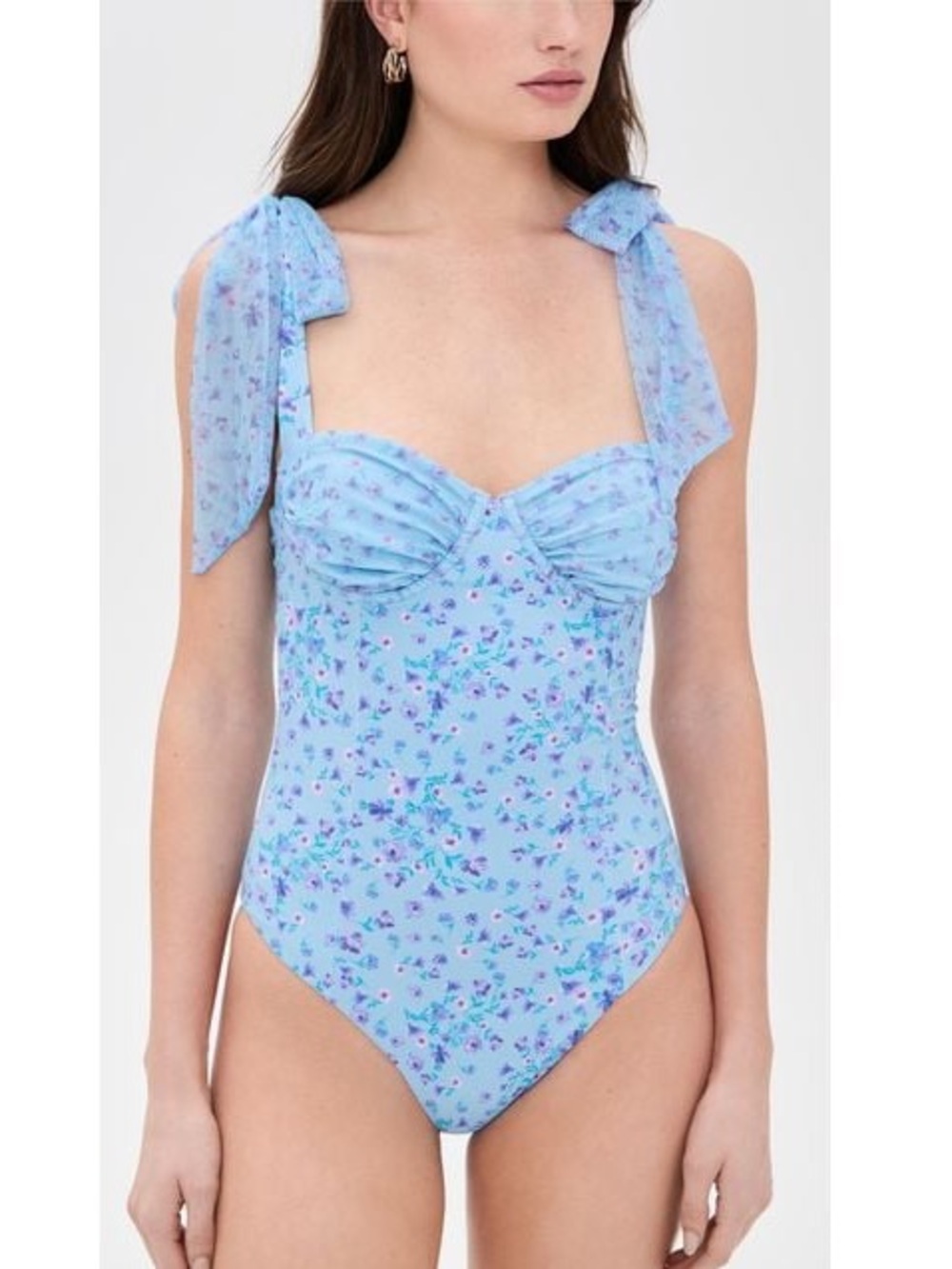 NWT Beach Riot Dede Floral One-Piece Swimsuit Sz XS - Picture 2 of 10
